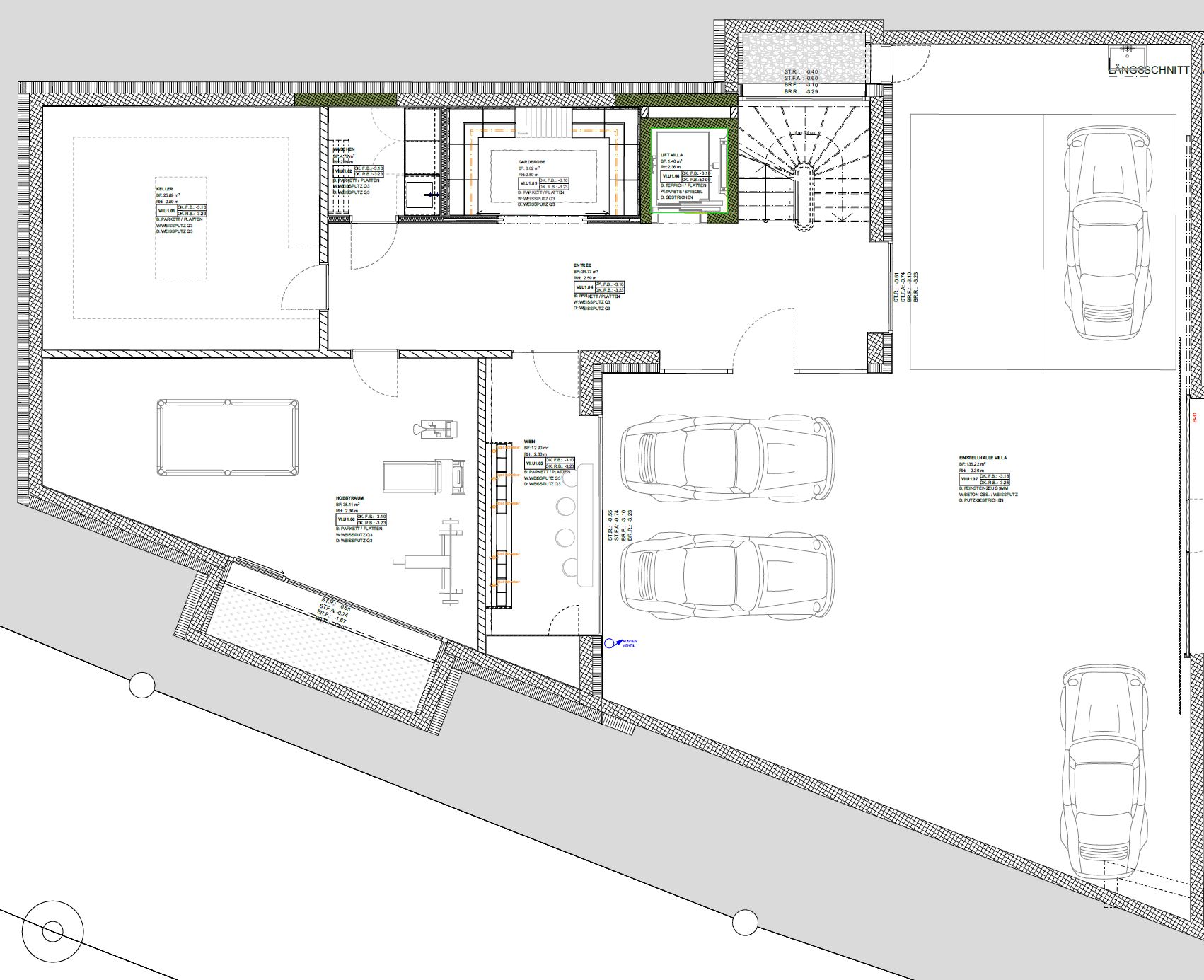 Grundriss Untergeschoss