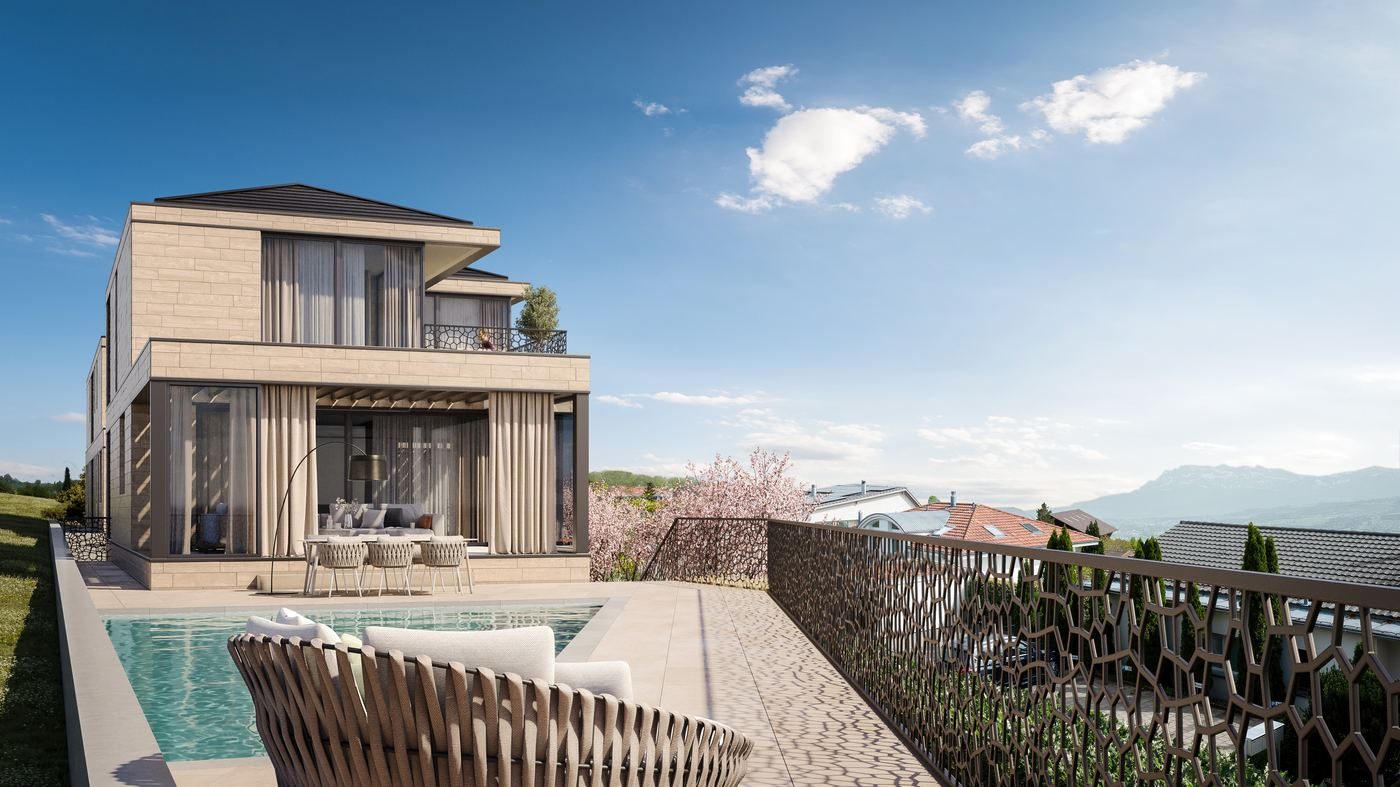 Pool und Terrasse